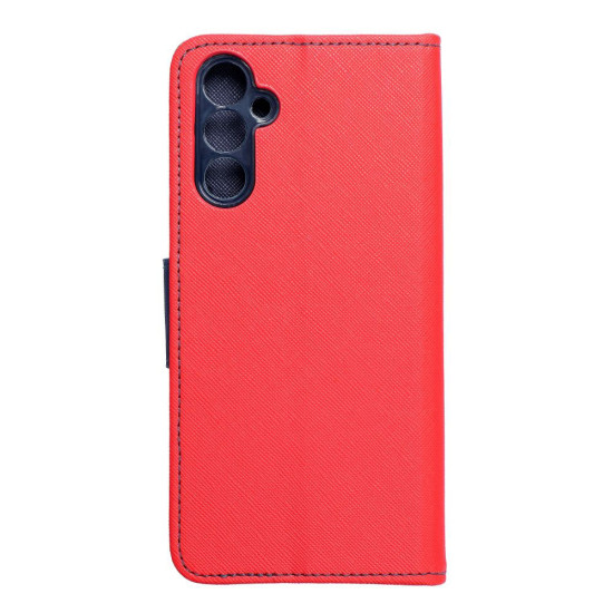 Fancy Book for Samsung Galaxy A14 5G / A14 4G - Red/Navy Samsung Cases Mobile