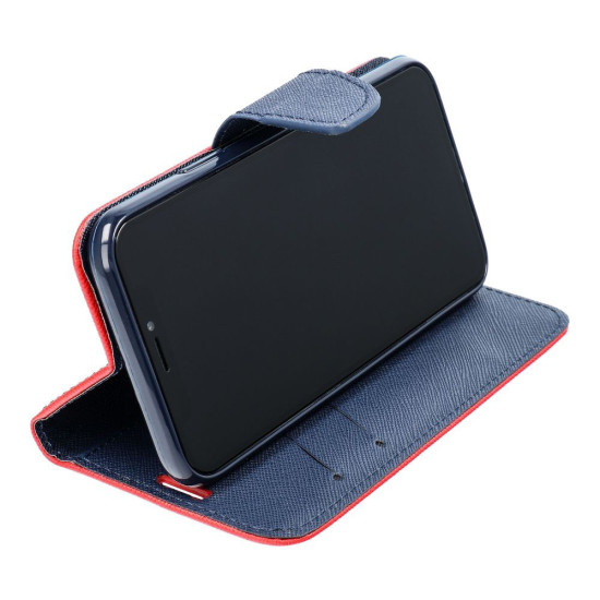 Fancy Book for Samsung Galaxy A14 5G / A14 4G - Red/Navy Samsung Cases Mobile