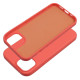 For iPhone 15 Matte Silicone Phone Drop-proof Cover Anti-scratch Protective Case - Peach Apple Cases Mobile