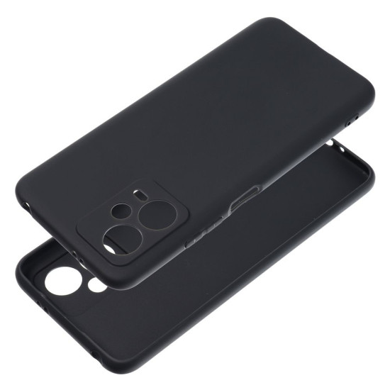 For Xiaomi Redmi Note 12 5G Straight Edge Design Phone Case Soft TPU Precise Cutout Anti-Scratch Cover - Black XIAOMI Cases Mobile