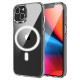  CLEAR MAG COVER (MID)  case compatible with MagSafe for IPHONE 11 - Transparent Apple Cases Mobile