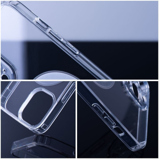  CLEAR MAG COVER (MID)  case compatible with MagSafe for IPHONE 11 - Transparent Apple Cases Mobile