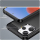 For Xiaomi Redmi 13 4G Case Flexible TPU Carbon Fiber Phone Cover - Black XIAOMI Cases Mobile