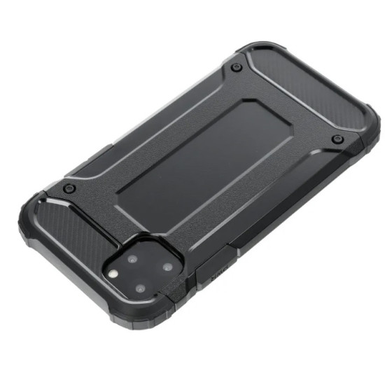 Armor Guard Plastic + TPU Hybrid Mobile Phone Shell for Samsung Galaxy A13 4G - Black Samsung Cases Mobile