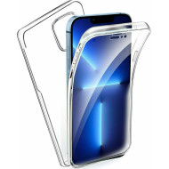 360 Θήκη Πρόσοψης και Πλάτης για iPhone 13 Pro Max - Διάφανο