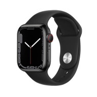 Forcell F-DESIGN FA01 Λουράκι Σιλικόνης για Apple Watch Ultra 2 49mm / Series 9 45mm / SE (2023) 44mm / Ultra 49mm / 8 7 45mm / 6 5 4 SE (2022) SE 44mm / 3 2 1 42mm - Μαύρο
