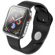 Soft TPU All Around Protective Case HD Clear Ultra-Thin Shell for Apple Watch Series 9 / 8 / 7 45mm