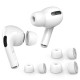 AHASTYLE PT99-PRO-1 3 Pairs for Apple AirPods Pro 2 / AirPods Pro S+M+L Bluetooth-compatible Earphone Tips Silicone Ear Caps - White
