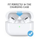 AHASTYLE PT99-PRO-1 3 Pairs for Apple AirPods Pro 2 / AirPods Pro S+M+L Bluetooth-compatible Earphone Tips Silicone Ear Caps - White