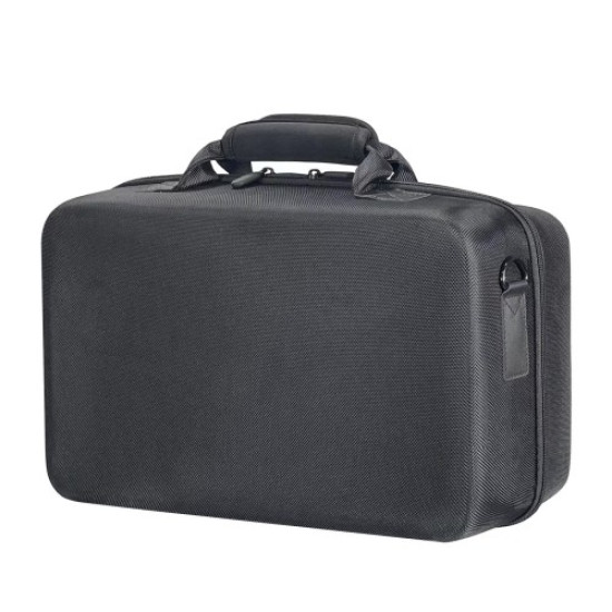 For Sony PS5 Slim Game Console Carrying Case 1680D Fabric+Waterproof Nylon Shockproof Bag - Grey