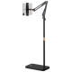JOPREE L10PRO 1.6m Tablet Floor Stand with Desktop Clip Telescopic for iPhone 16 / 16 Plus / 16 Pro / 16 Pro Max 4 - 13inch Devices - Black