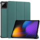 For Xiaomi Pad 7 Pro / Pad 7 Case Anti-Drop Leather Stand Tablet Cover - Blackish Green