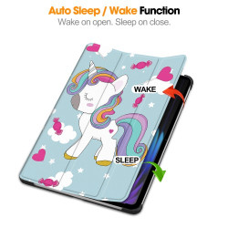 For Xiaomi Pad 7 Pro / Pad 7 Case Pattern Print Leather Stand Tablet Cover - Horse For Xiaomi Pad 7 Pro / Pad 7 Case Pattern Print Leather Stand Tablet Cover - Horse