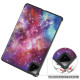 For Xiaomi Pad 7 Pro / Pad 7 Case Pattern Print Leather Stand Tablet Cover - Galaxy