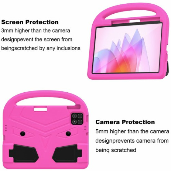 Drop-proof Thumb EVA Θήκη Ενισχυμένη για Παιδιά για Xiaomi Pad 7 Pro / Pad 7 - Φούξια