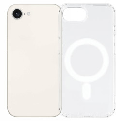 For iPhone 16e Case Compatible with MagSafe TPU + Acrylic Clear Phone Cover