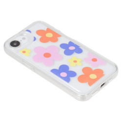 For iPhone 16e Case Floral Pattern Airbag Anti Drop TPU Phone Back Cover - DH6 For iPhone 16e Case Floral Pattern Airbag Anti Drop TPU Phone Back Cover - DH6