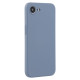 For iPhone 16e Case TPU Back Soft Anti-Scratch Fiber Lining Phone Cover - Lavender Grey