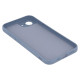 For iPhone 16e Case TPU Back Soft Anti-Scratch Fiber Lining Phone Cover - Lavender Grey