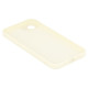 For iPhone 16e Case TPU Back Soft Anti-Scratch Fiber Lining Phone Cover - White