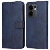 For Oppo Reno13 F 5G Case Wallet PU Leather Folio Flip Phone Cover - Blue