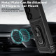For Samsung Galaxy S25+ Case PC + TPU Phone Cover Lens Ultimate Protection Kickstand - Black