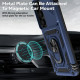For Samsung Galaxy S25+ Case PC + TPU Phone Cover Lens Ultimate Protection Kickstand - Blue