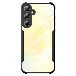 Θήκη Σιλικόνης TPU με Διάφανη Σκληρή Πλάτη για Samsung Galaxy S25+ - Μαύρο