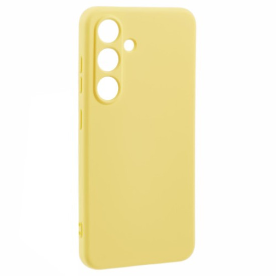For Samsung Galaxy S25+ Case Arc Edge 2.0mm TPU Protective Phone Cover - Yellow