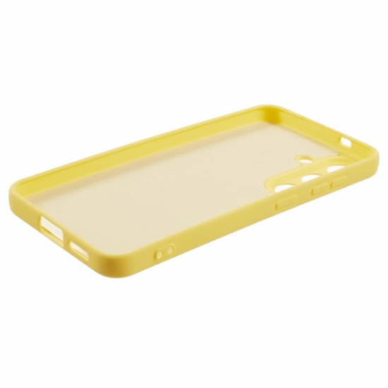 For Samsung Galaxy S25+ Case Arc Edge 2.0mm TPU Protective Phone Cover - Yellow