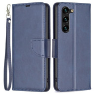 For Samsung Galaxy S25+ / S24+ Case Mobile Phone Shell PU Leather Wallet Cover with Viewing Stand - Blue