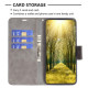 For Samsung Galaxy S25+ / S24+ Case Mobile Phone Shell PU Leather Wallet Cover with Viewing Stand - Grey