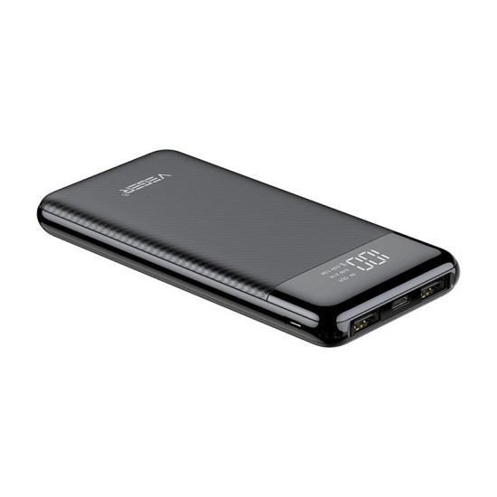 Veger L11 W1087 Power Bank 10000mAh USB-A , USB-C - Black Power Bank