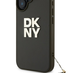 DKNY PU Leather Stack Logo Wrist Strap Case for iPhone 16 Pro Max - Green DKNY PU Leather Stack Logo Wrist Strap Case for iPhone 16 Pro Max - Green