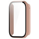 For Xiaomi Mi Band 9 Pro Case Hard PC Full Coverage Watch Cover with Tempered Glass Film - Pink Gadgets - Toys - Hobby
