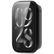 For Xiaomi Mi Band 9 Pro Case Hard PC Full Coverage Watch Cover with Tempered Glass Film - Black Gadgets - Toys - Hobby