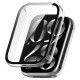 For Xiaomi Mi Band 9 Pro Case Hard PC Full Coverage Watch Cover with Tempered Glass Film - Transparent Gadgets - Toys - Hobby