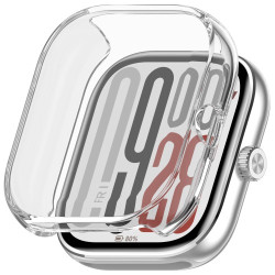 Watch Case For Xiaomi Redmi Watch 5 eSIM  /  Watch 5  /  Watch 4 Electroplating TPU Protective Cover with Screen Film - Transparent Watch Case For Xiaomi Redmi Watch 5 eSIM  /  Watch 5  /  Watch 4 Electroplating TPU Protective Cover with Screen Film - Transparent