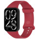For Xiaomi Smart Band 9 Pro Silicone Watch Band Adjustable Wrist Strap - Red