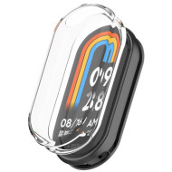 For Xiaomi Smart Band 9 NFC / 9 Full Protection Cover Anti-Scratch TPU Watch Frame Case - Transparent
