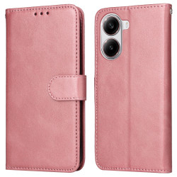 Θήκη Πορτοφόλι με Βάση Στήριξης για Xiaomi Poco X7 Pro 5G / Redmi Turbo 4 5G - Ροζ