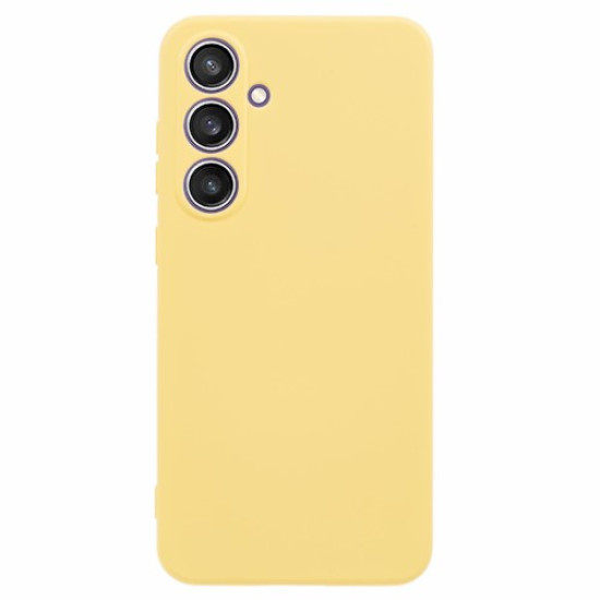 For Samsung Galaxy A56 5G Case Arc Edge 2.0mm TPU Protective Phone Cover - Yellow