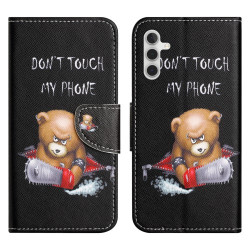 Θήκη Πορτοφόλι με Βάση Στήριξης για Samsung Galaxy A56 5G / A36 5G - Θυμωμένο Αρκουδάκι