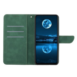 HT05 For Xiaomi Redmi Note 14 5G Case Leather Imprinted Lines Phone Cover with Card Holder - Green HT05 For Xiaomi Redmi Note 14 5G Case Leather Imprinted Lines Phone Cover with Card Holder - Green