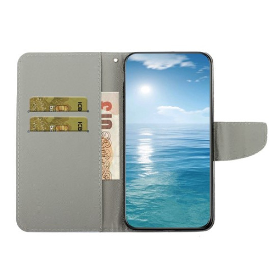 For Xiaomi Redmi Note 14 Pro+ 5G / Note 14 Pro 5G / Poco X7 5G Case Pattern Printing Protective Leather Folio Phone Cover - Three Cats