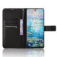 For TCL 50 Pro NxtPaper 5G / 50 NxtPaper 5G Case PU Leather Diamond Texture Wallet Phone Cover - Black