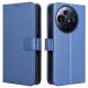 For TCL 50 Pro NxtPaper 5G / 50 NxtPaper 5G Case PU Leather Diamond Texture Wallet Phone Cover - Blue