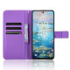 For TCL 50 Pro NxtPaper 5G / 50 NxtPaper 5G Case PU Leather Diamond Texture Wallet Phone Cover - Purple