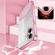 For iPhone 16 Case Electroplating Gradient Glitter TPU Phone Cover - Silver