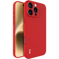 IMAK UC-4 Series for iPhone 16 Pro Max TPU Case Soft Phone Cover Straight Edge - Red